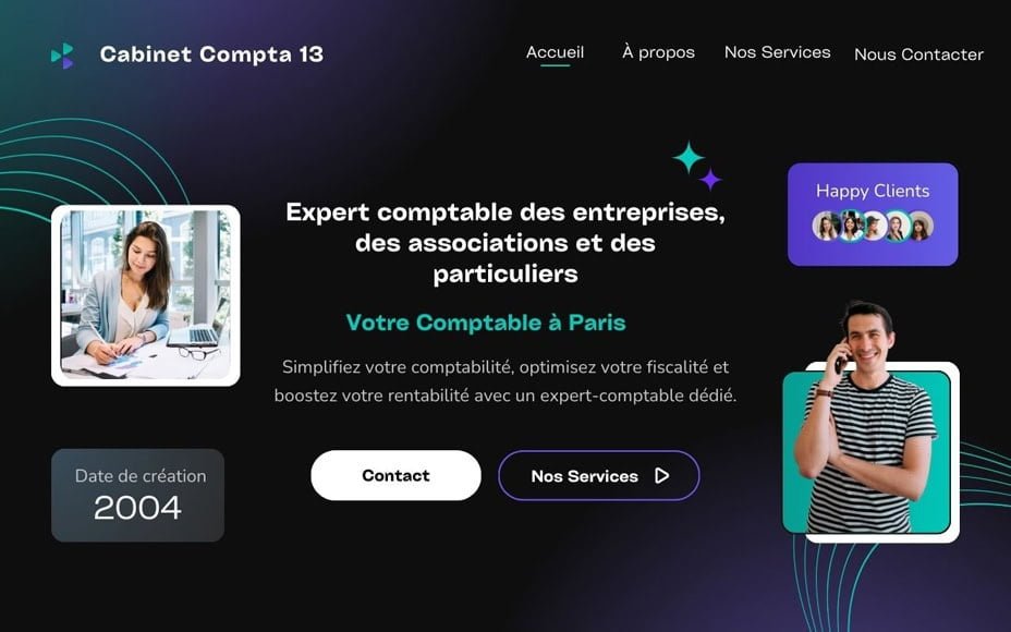 creation site internet cabinet comptable