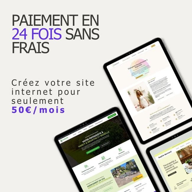 creation site internet pas cher